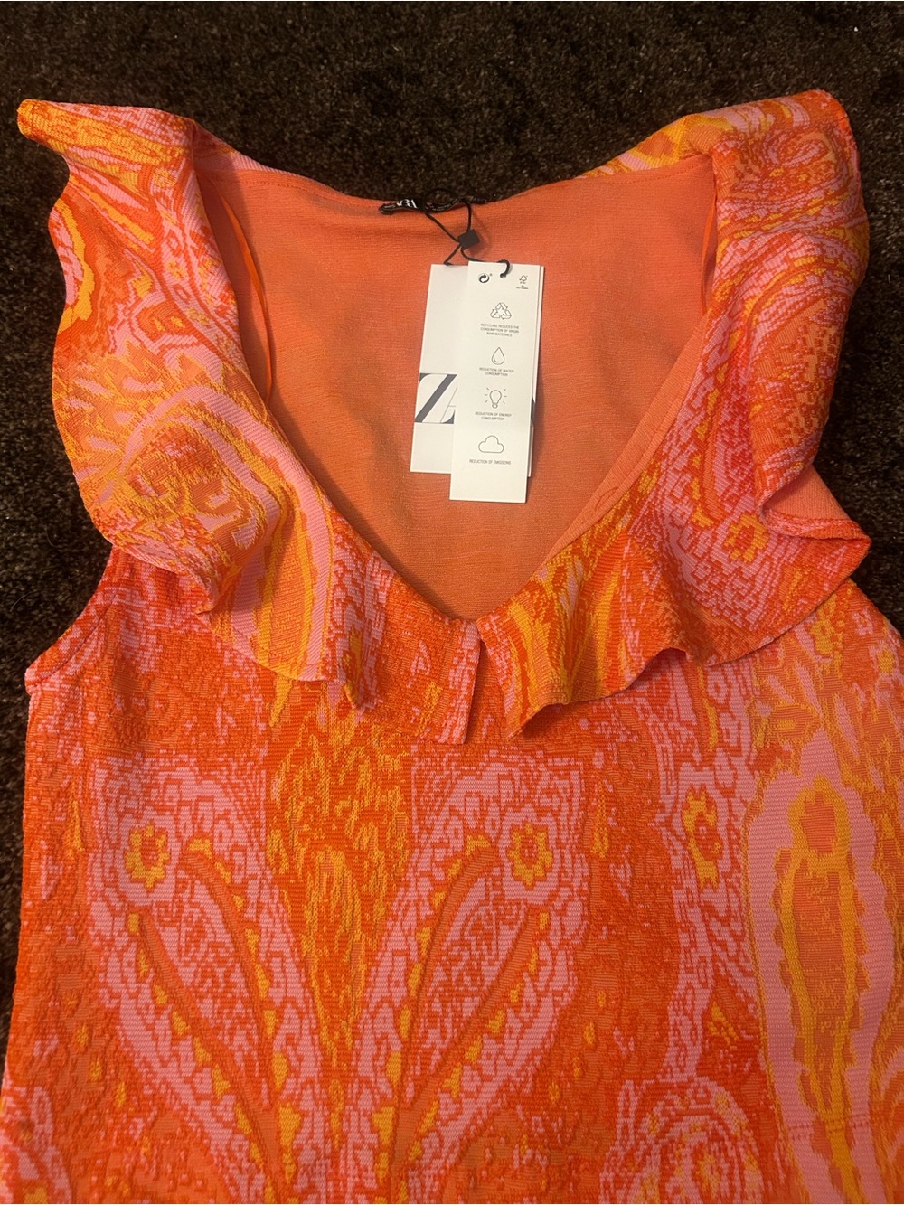Zara Ruffle Neck Blouse - Picture 3 of 4
